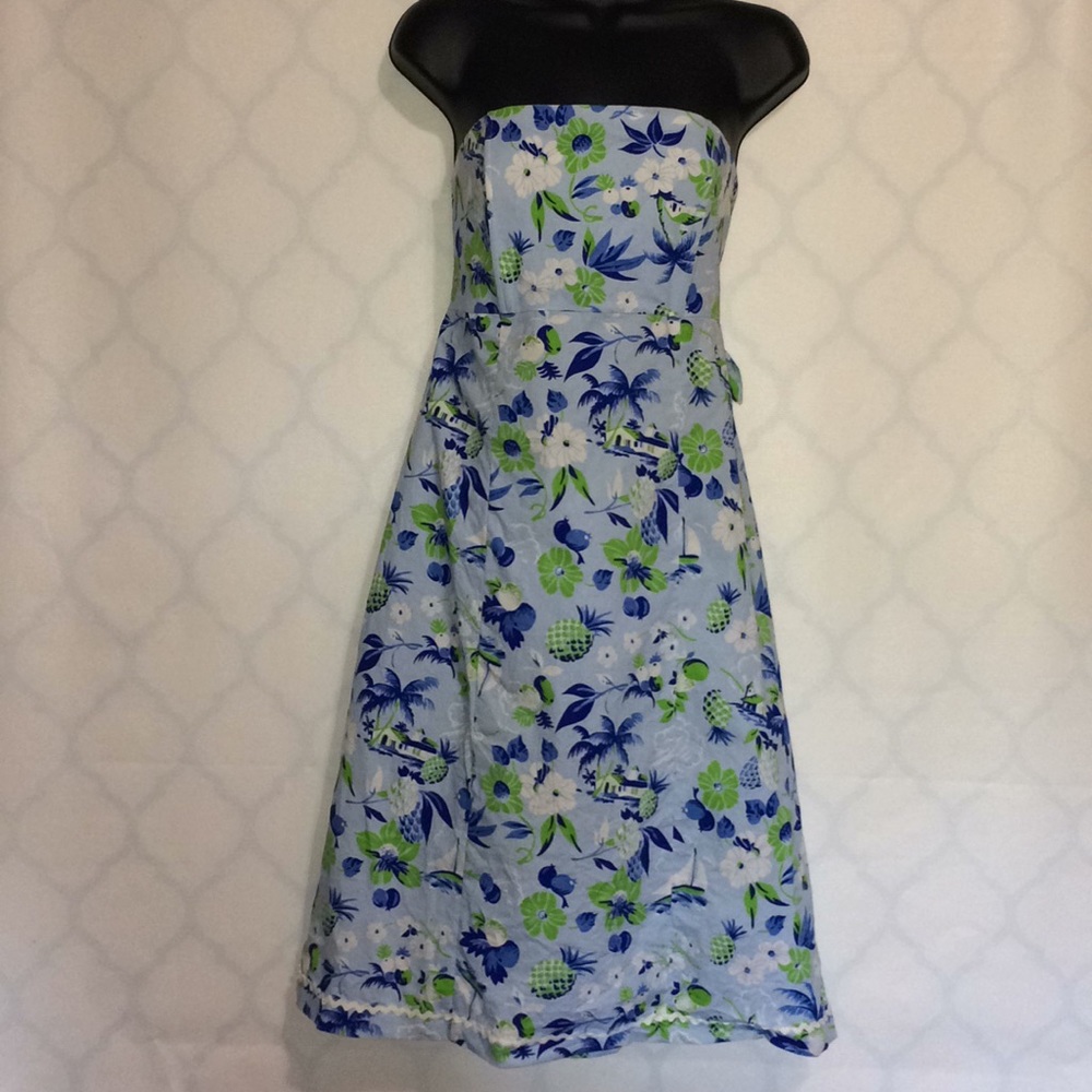 MODA International Pineapple blueberry sailboat 12